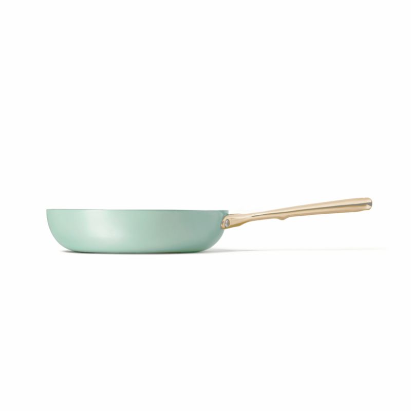 Caraway Silt Green Non-Stick Ceramic Fry Pan with Gold Hardware with Gold Hardware - image 5 of 5