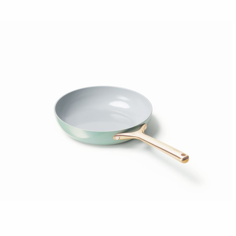 Caraway Silt Green Non-Stick Ceramic Fry Pan with Gold Hardware with Gold Hardware - image 6 of 5