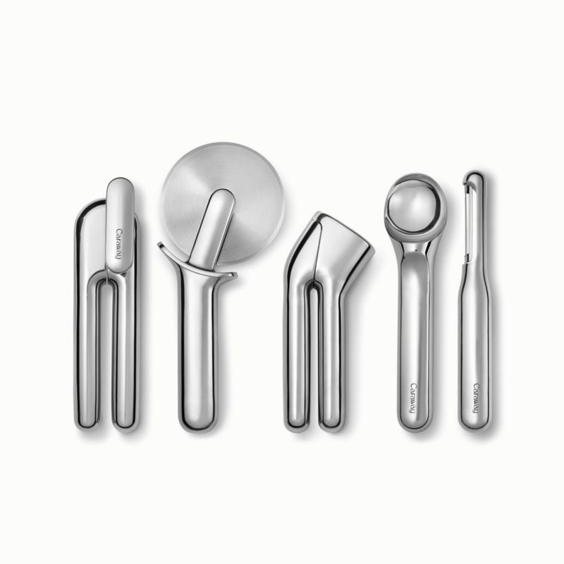 Caraway Stainless Steel 6-Piece Kitchen Gadget Set - image 2 of 3