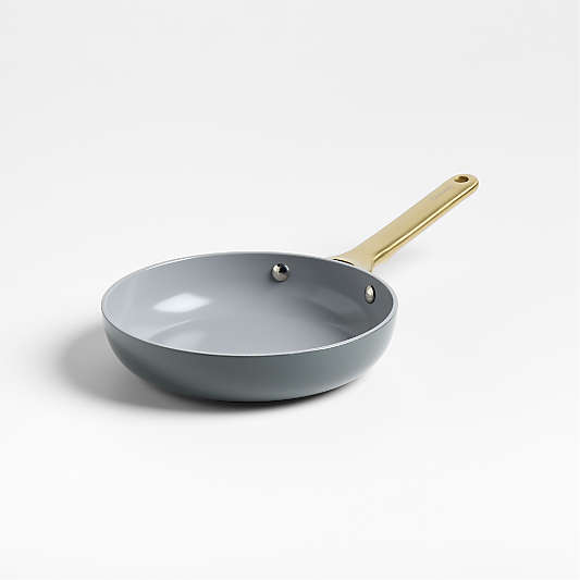 Caraway ® Graphite Ceramic Nonstick 8" Mini Fry Pan with Gold Hardware
