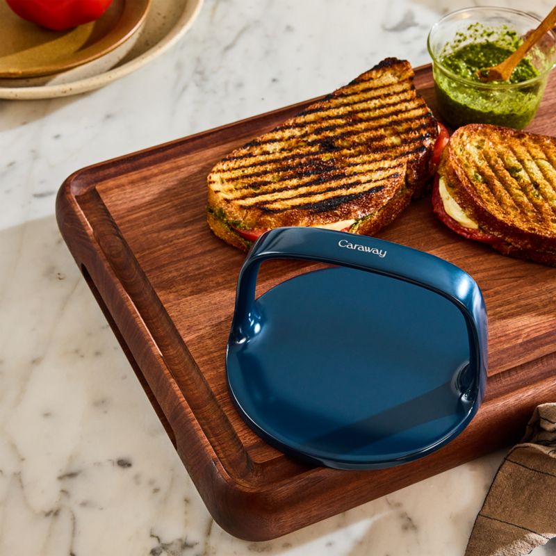 Caraway ® Navy Grill Press - image 1 of 3