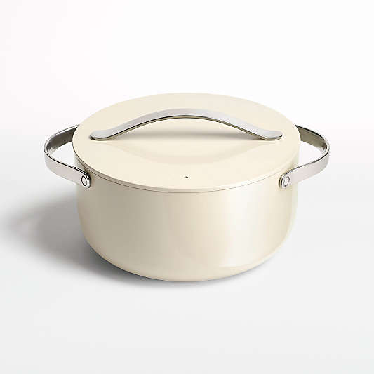 Caraway Home 6.5-Qt. Cream Non-Stick Ceramic Dutch Oven