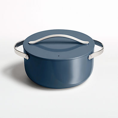 View Caraway ® 6.5-Qt. Navy Ceramic Nonstick Dutch Oven details