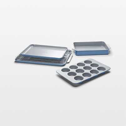 Caraway ® Slate Non-Toxic Ceramic Non-Stick 6-Piece Half Bakeware Set