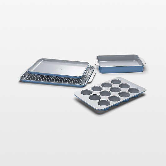 Caraway ® Slate Non-Toxic Ceramic Non-Stick 6-Piece Half Bakeware Set