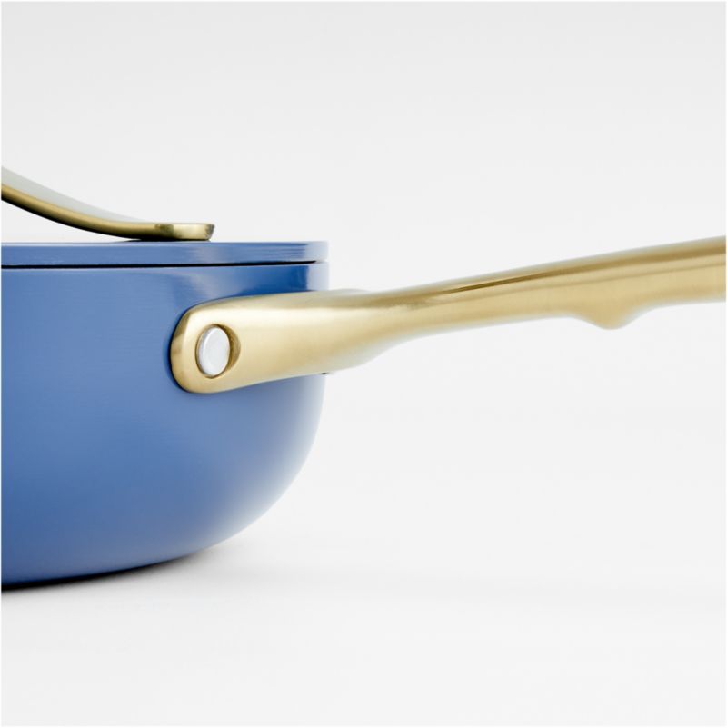 Caraway Home 7-Piece Sapphire Blue Non-Stick Ceramic Cookware Set with Gold Hardware - image 6 of 6