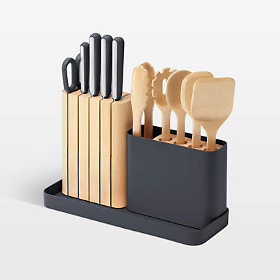 Caraway 14-Piece Charcoal Knife and Utensil Prep Set