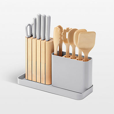 View Caraway 14-Piece Grey Knife and Utensil Prep Set details