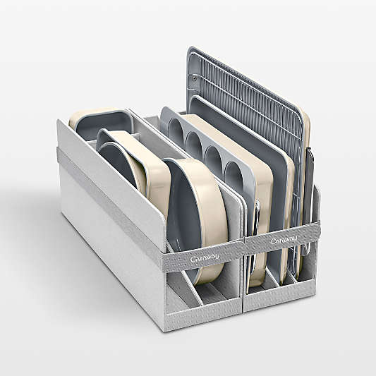 Caraway ® Cream Non-Toxic Ceramic Non-Stick 11-Piece Mega Bakeware Set