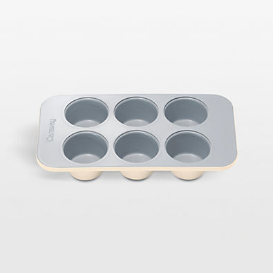 View Caraway ® 6-Cup Non-Stick Ceramic Muffin Pan in Cream details