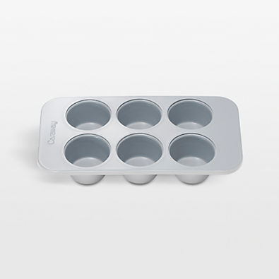 View Caraway ® Grey Ceramic Non-Stick 6-Cup Muffin Pan details