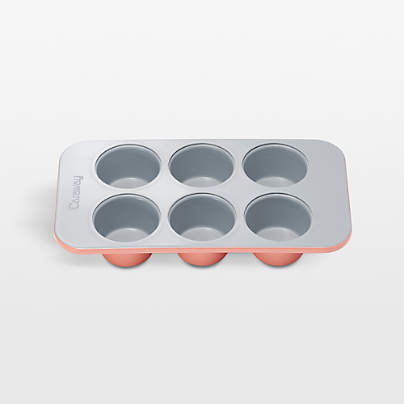 Caraway ® Perracotta Ceramic Nonstick 6-Cup Muffin Pan