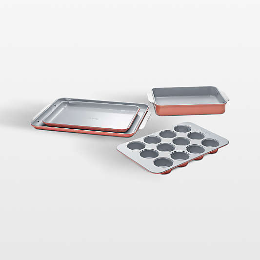 Caraway Perracotta Non-Toxic Ceramic Non-Stick Mini Bakeware Set