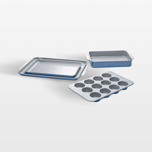 Caraway Slate Non-Toxic Ceramic Non-Stick Mini Bakeware Set