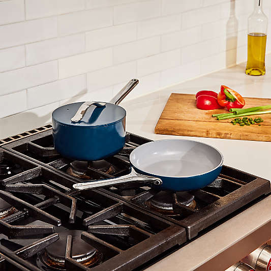Caraway ® Navy 1.75-Qt. Ceramic Non-Stick Mini Saucepan