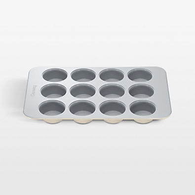 View Caraway Non-Stick Ceramic Muffin Pan in Cream details