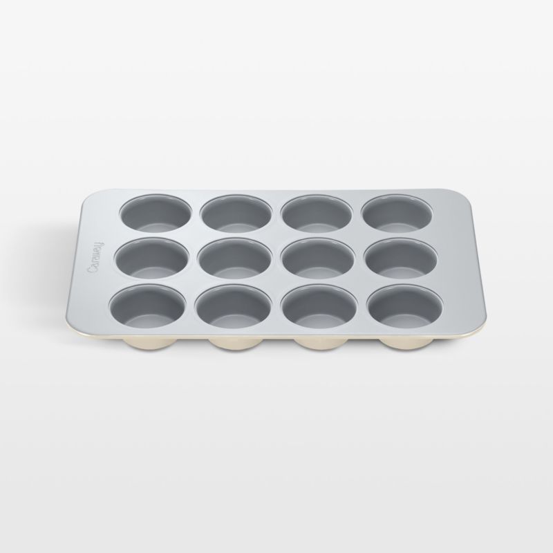 Caraway Non-Stick Ceramic Muffin Pan in Cream