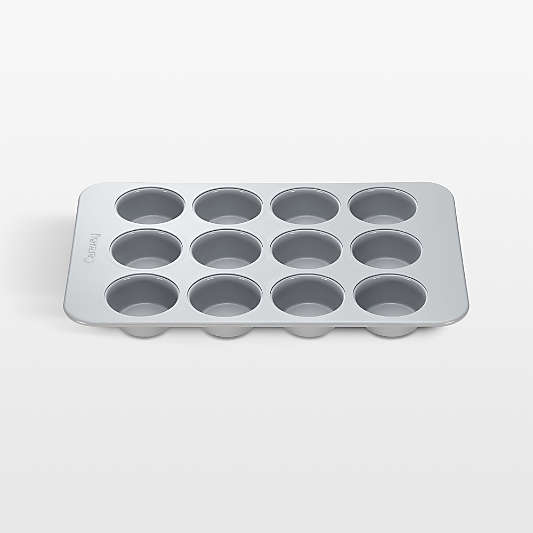 Caraway ® Grey Ceramic Nonstick 12-Cup Muffin Pan