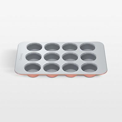 View Caraway ® 12-Cup Non-Stick Ceramic Muffin Pan in Perracotta details