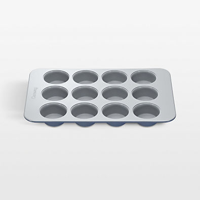 View Caraway Non-Stick Ceramic Muffin Pan in Slate details