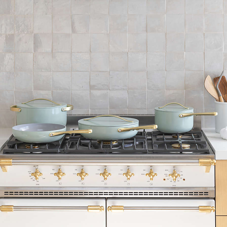 Caraway Home Non-Stick Ceramic Cookware Set, 7-Piece - Perracotta