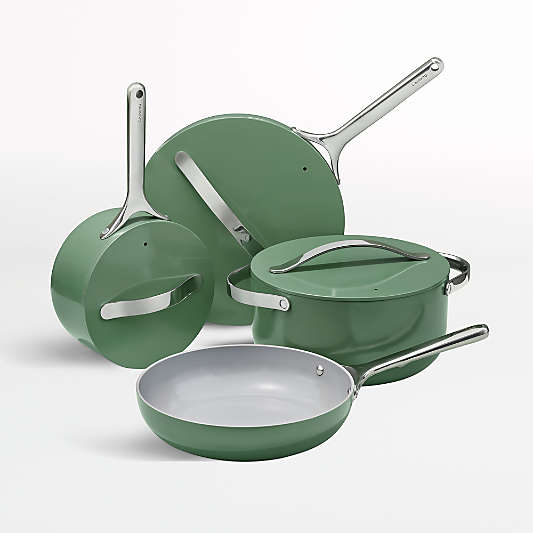 Caraway Home ® 12-Piece Sage Ceramic Non-Stick Cookware Set