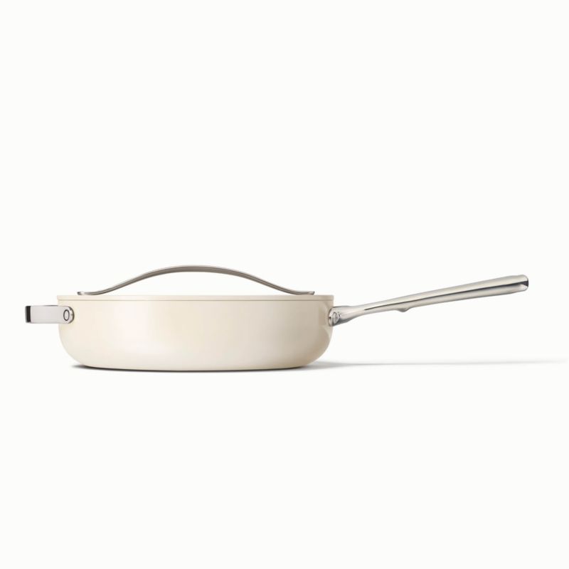 Caraway Home Cream Non-Stick Ceramic Sauté Pan - image 2 of 3