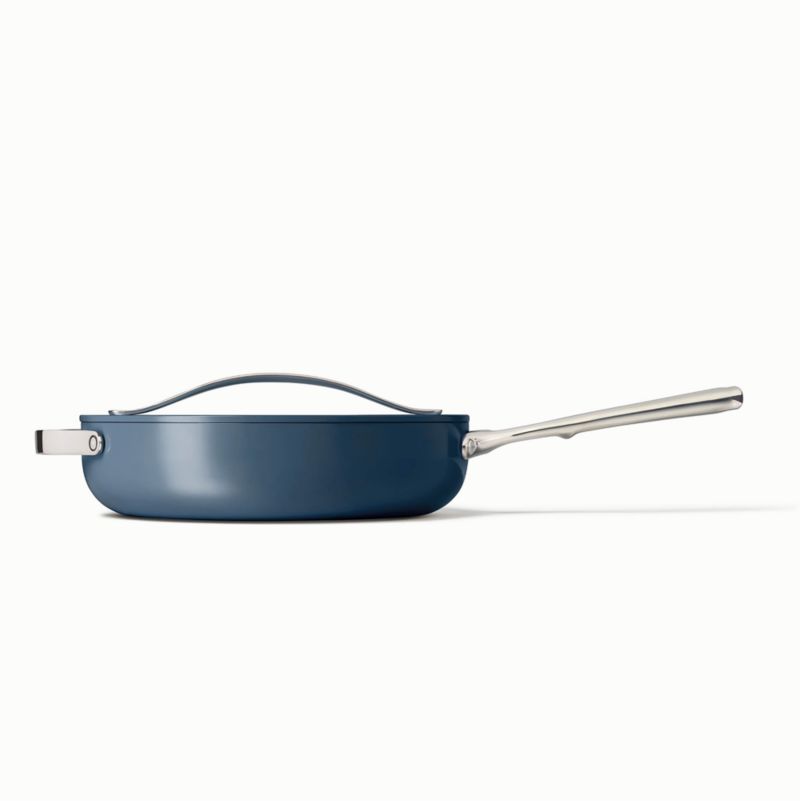 Caraway Home Navy Blue Non-Stick Ceramic Sauté Pan - image 2 of 3