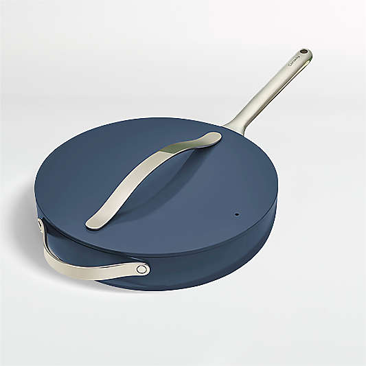 Caraway Home Navy Blue Non-Stick Ceramic Sauté Pan