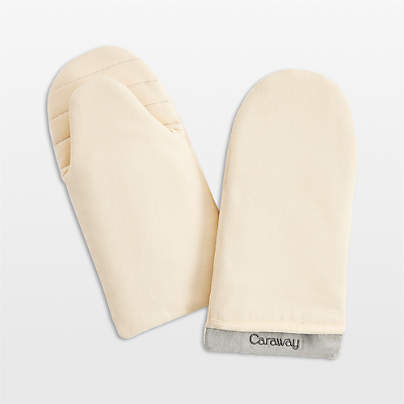 Caraway ® Organic Cotton Cream Oven Mitt, Set of 2