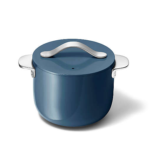 Caraway ® Cookware Plus Navy 2-Qt. Petite Ceramic Cooker with Lid