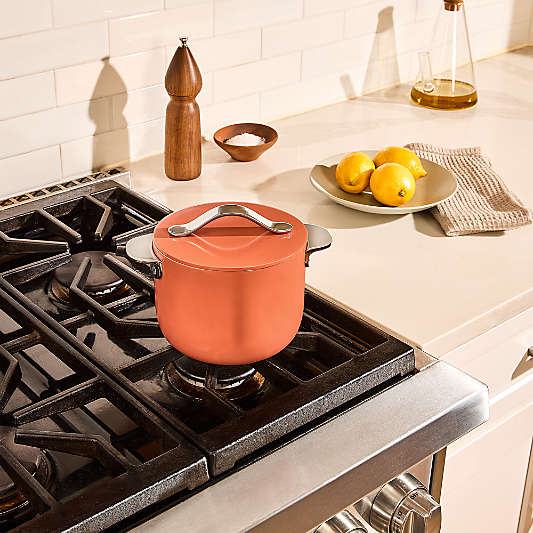 Caraway ® Cookware Plus Perracotta 2-Qt. Petite Ceramic Cooker with Lid