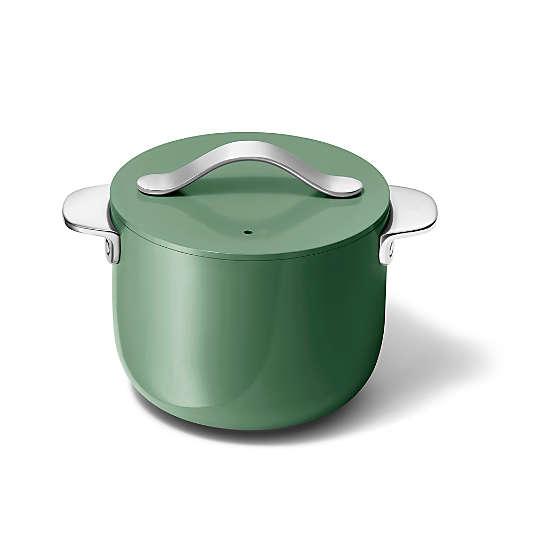 Caraway ® Cookware Plus Sage 2-Qt. Petite Ceramic Cooker with Lid