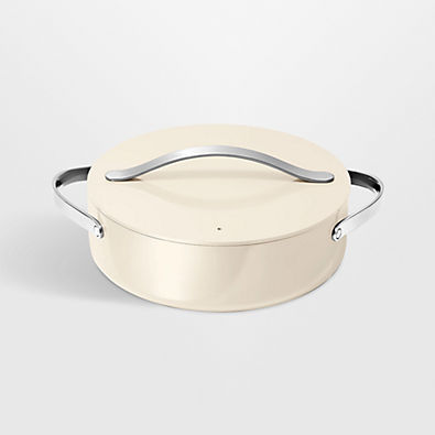 View Caraway ® Cookware Plus Cream Rondeau with Lid details