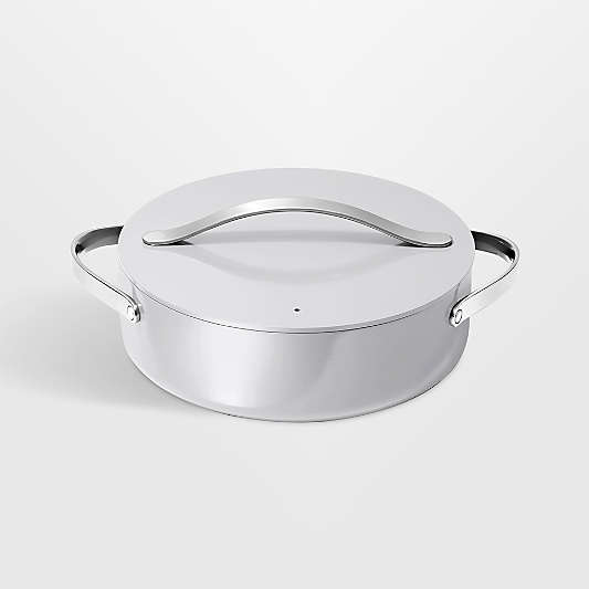 Caraway ® Cookware Plus 6-Qt. Grey Ceramic Nonstick Rondeau Pan