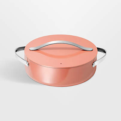 Caraway ® Cookware Plus 6-Qt. Perracotta Ceramic Nonstick Rondeau Pan