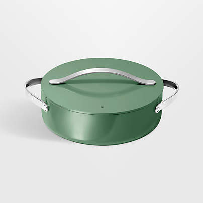 Caraway ® Cookware Plus 6-Qt. Sage Ceramic Nonstick Rondeau Pan