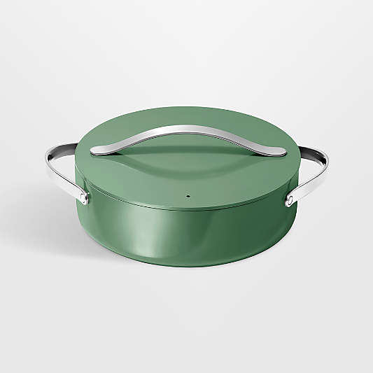 Caraway ® Cookware Plus 6-Qt. Sage Ceramic Non-Stick Rondeau Pan