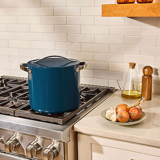Caraway ® Cookware Plus Navy Stock Pot with Lid