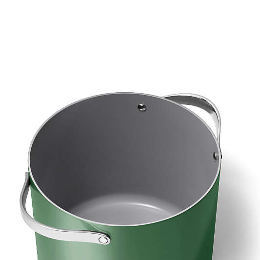 Caraway ® Cookware Plus Sage Ceramic 12-Qt. Stock Pot with Lid