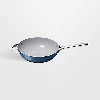 Caraway ® Cookware Plus Navy Ceramic Non-Stick 12" Stir Fry Pan