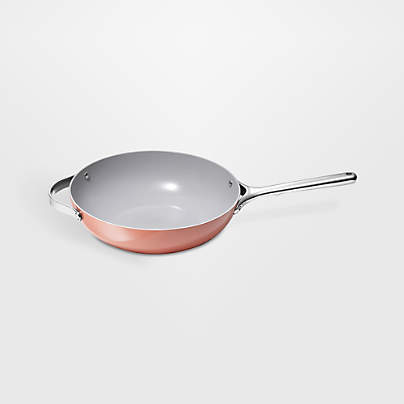Caraway ® Cookware Plus Perracotta Ceramic Nonstick 12" Stir Fry Pan