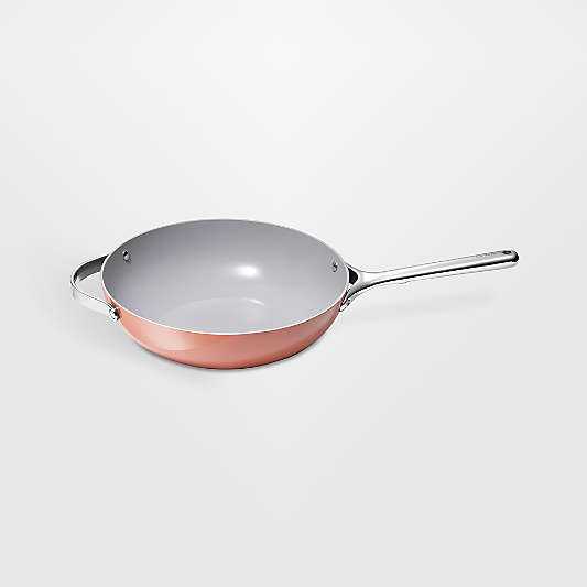 Caraway ® Cookware Plus Perracotta Ceramic Non-Stick 12" Stir Fry Pan