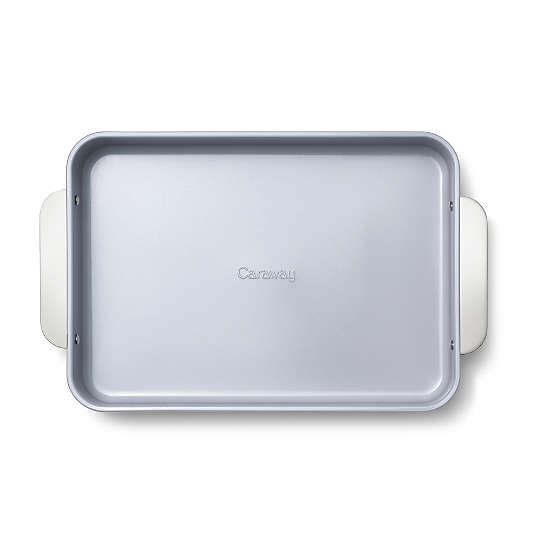 Caraway ® Navy Ceramic Non-Stick Rectangle Pan with Handles