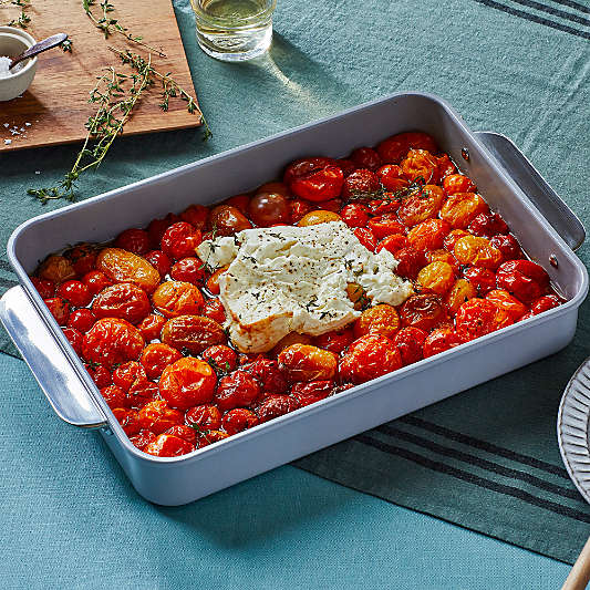 Caraway Grey Non-Stick Ceramic Rectangle Pan