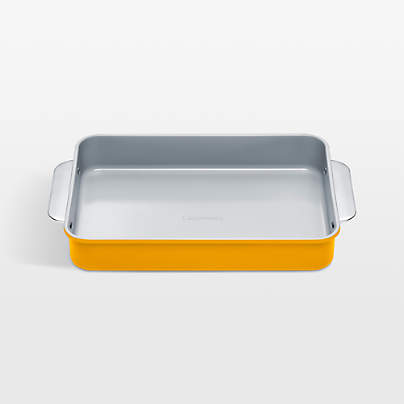 Caraway ® Marigold Ceramic Nonstick Rectangle Pan with Handles