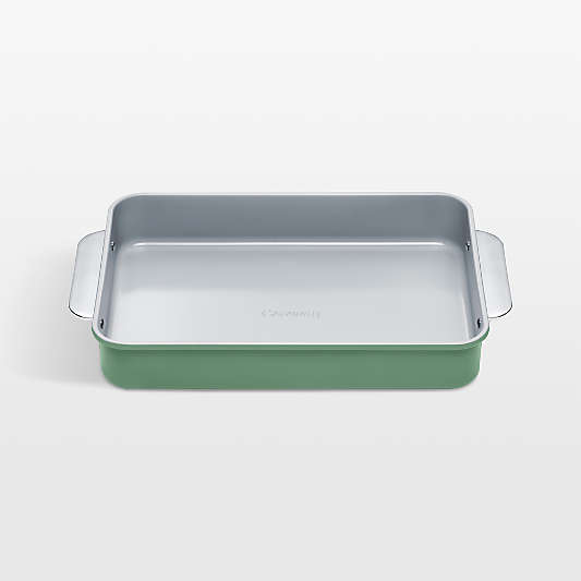 Caraway Sage Non-Stick Ceramic Rectangle Pan