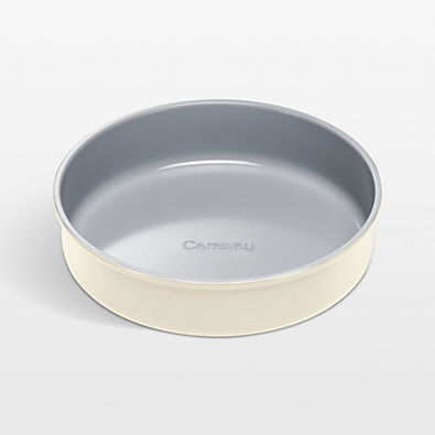 View Caraway Cream Non-Stick Ceramic Round Pan details