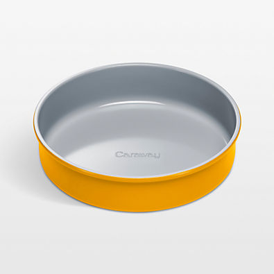 View Caraway Marigold Non-Stick Ceramic Round Pan details