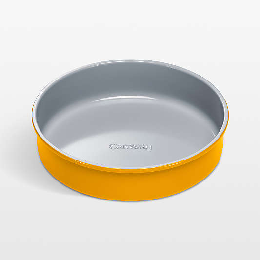 Caraway ® Marigold Ceramic Non-Stick Round Baking Pan